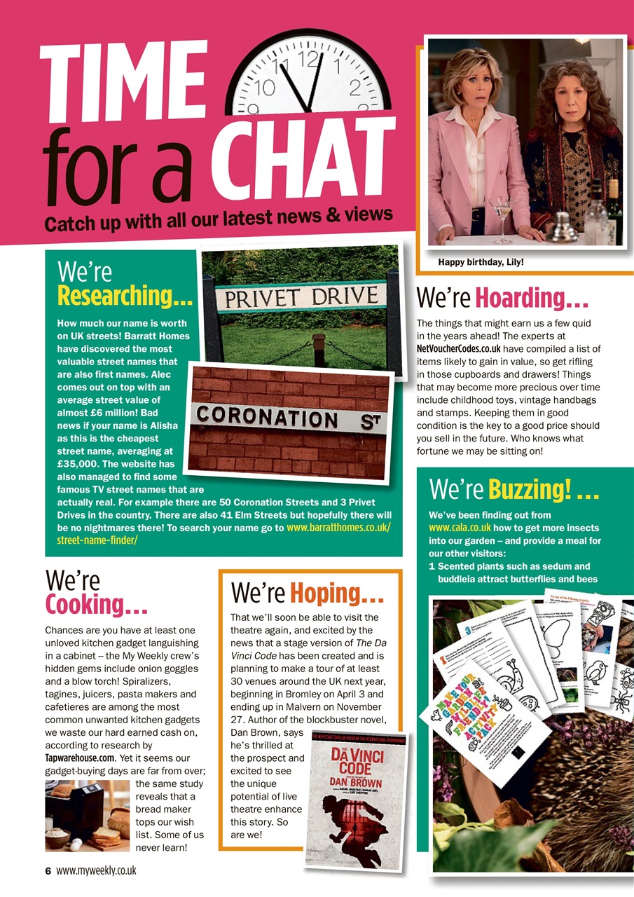 My Weekly Preview Pages