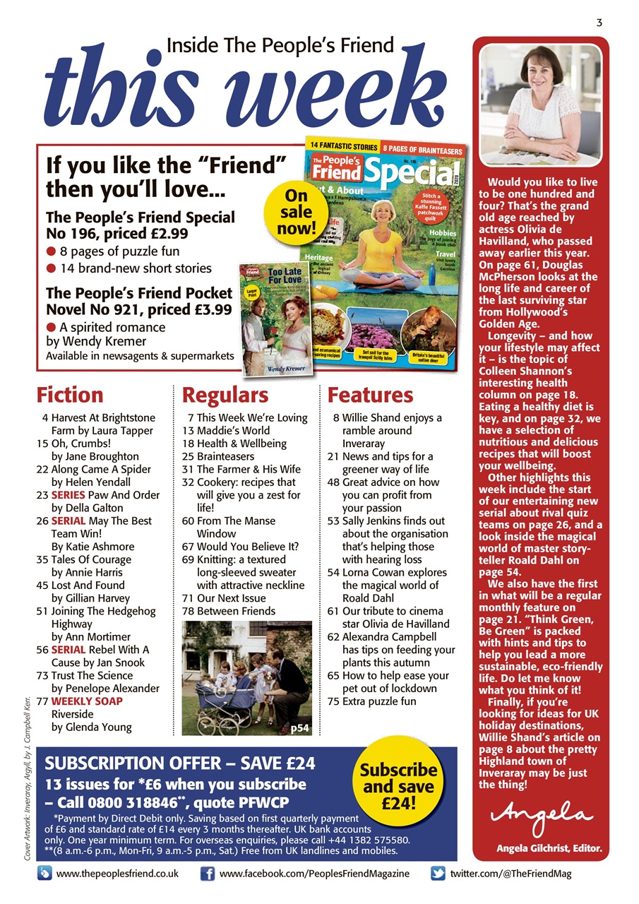 The People’s Friend Preview Pages