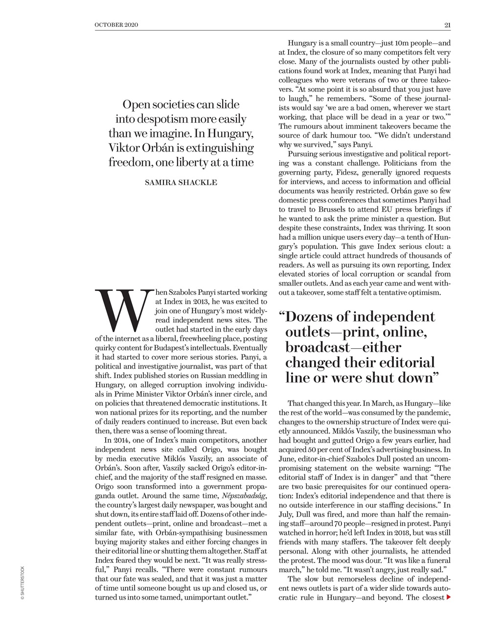 Prospect Magazine Preview Pages
