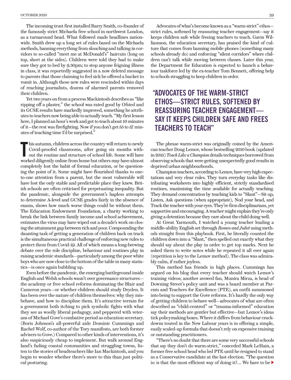 Prospect Magazine Preview Pages