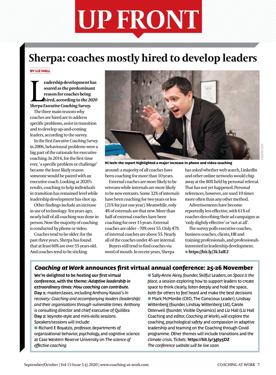 Coaching at Work Preview Pages