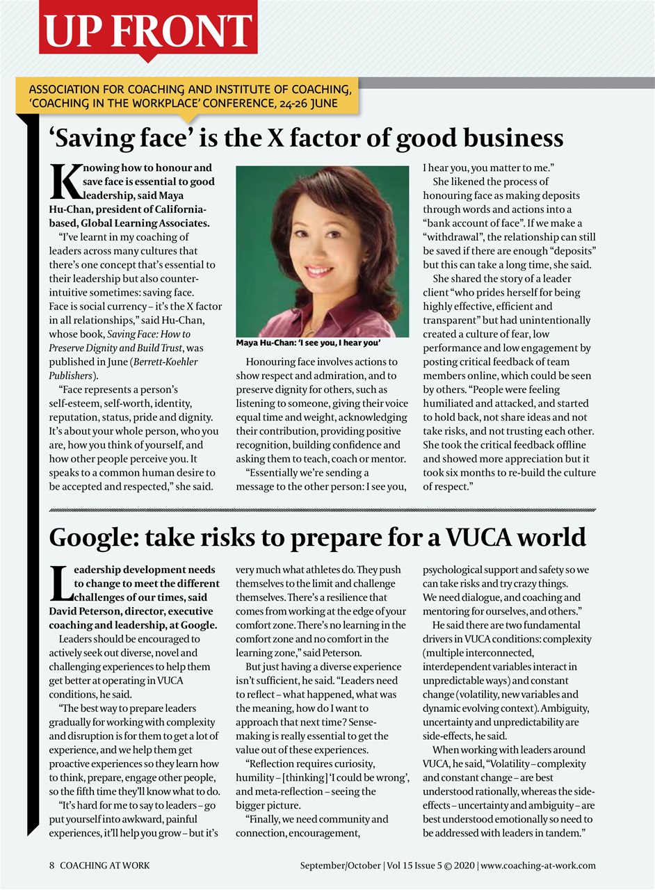 Coaching at Work Preview Pages