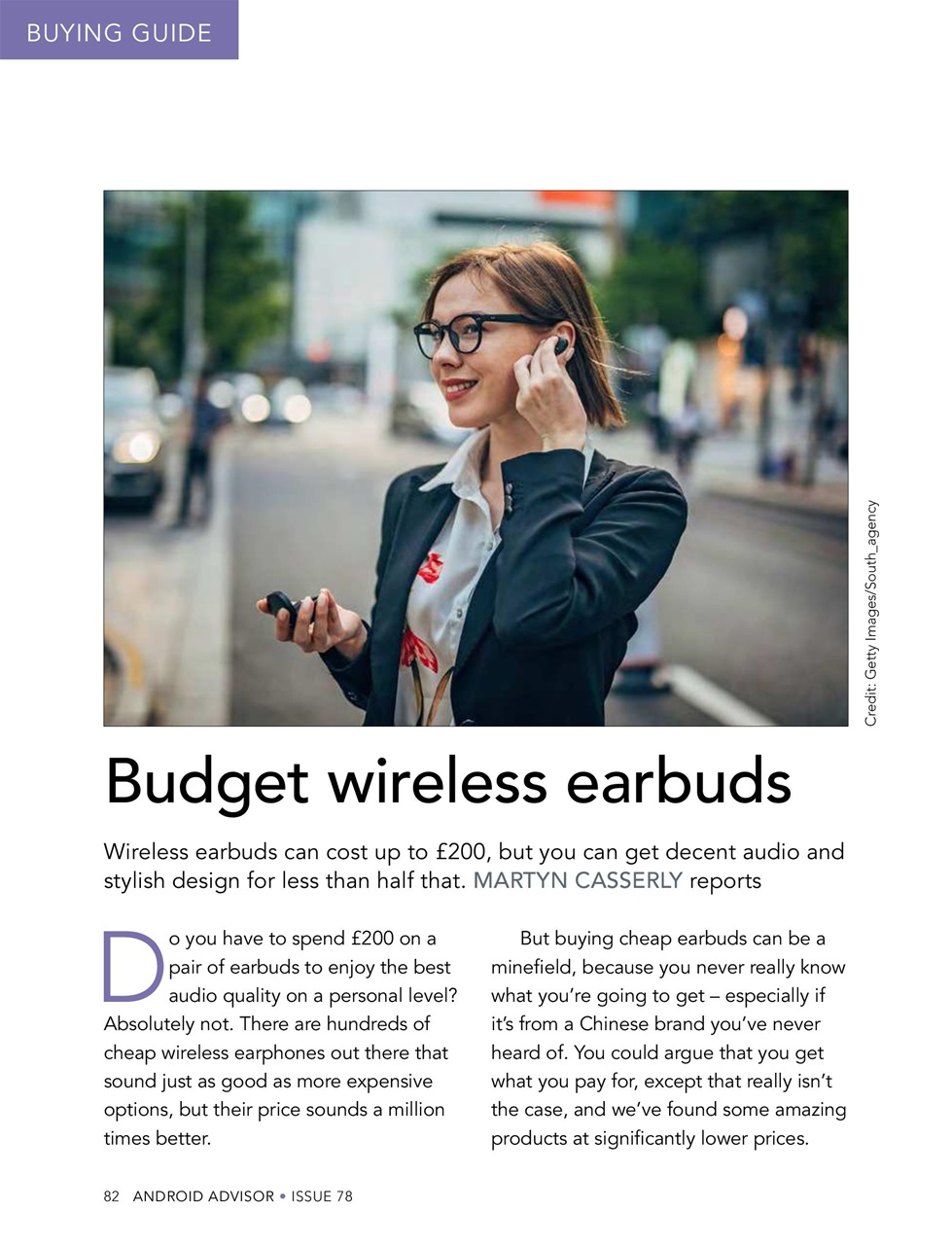 Android Advisor Preview Pages