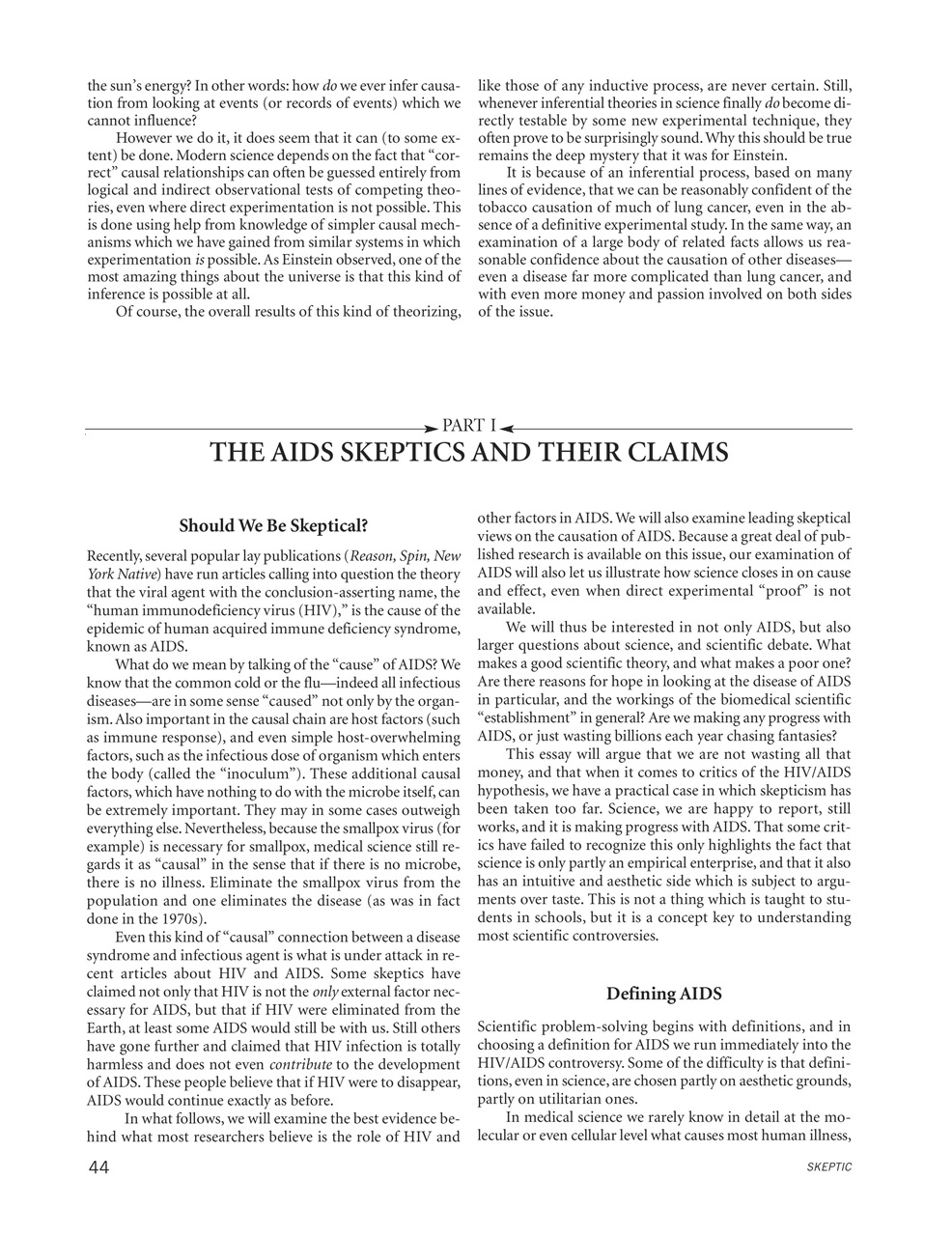 Skeptic Preview Pages