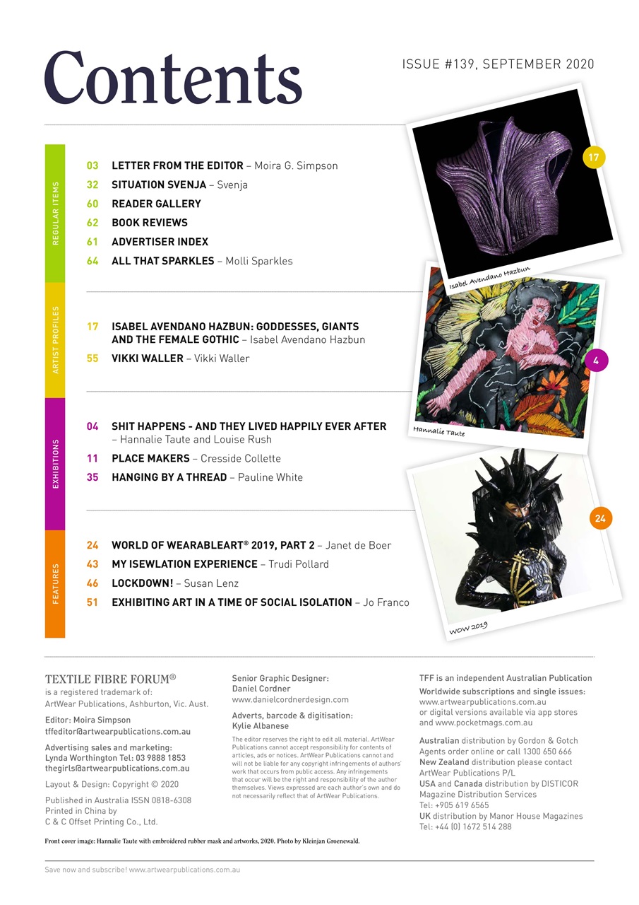 Textile Fibre Forum Preview Pages