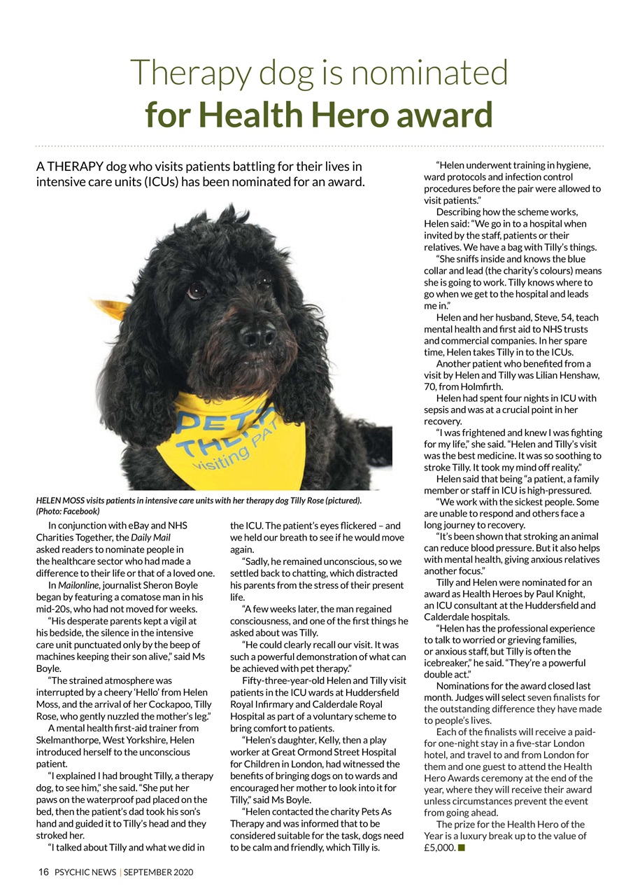 Psychic News Preview Pages