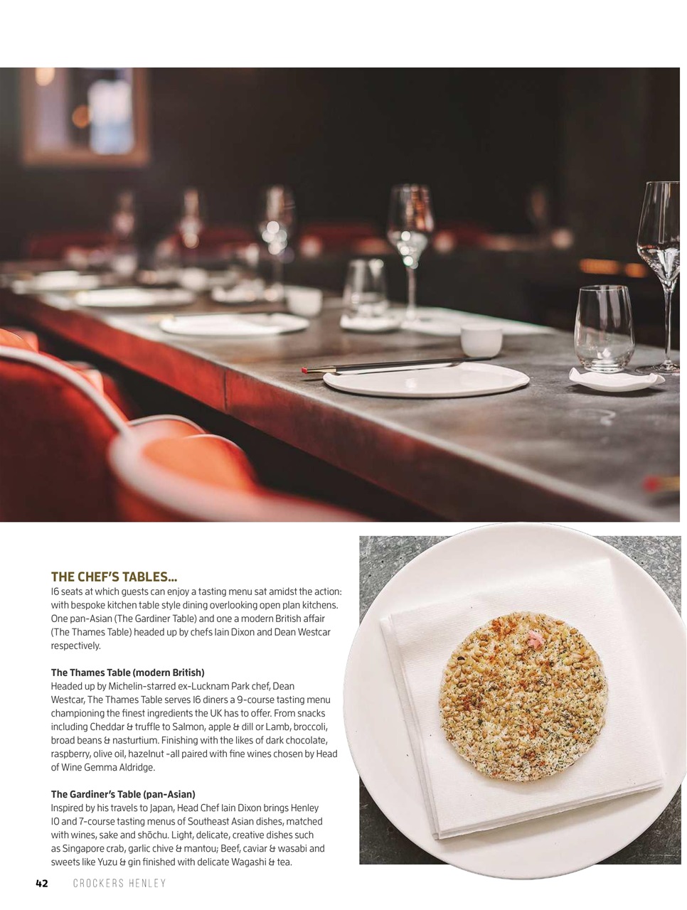 Chef & Restaurant Magazine Preview Pages