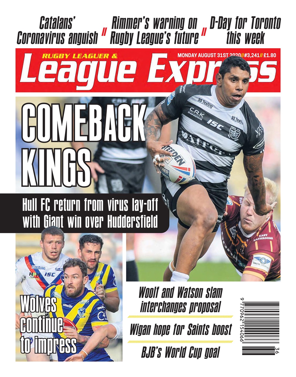 League Express Preview Pages