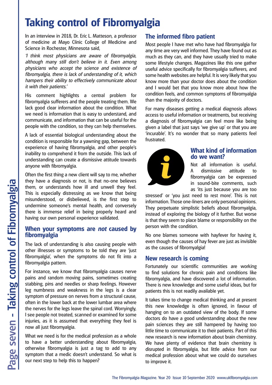 Fibromyalgia Magazine Preview Pages