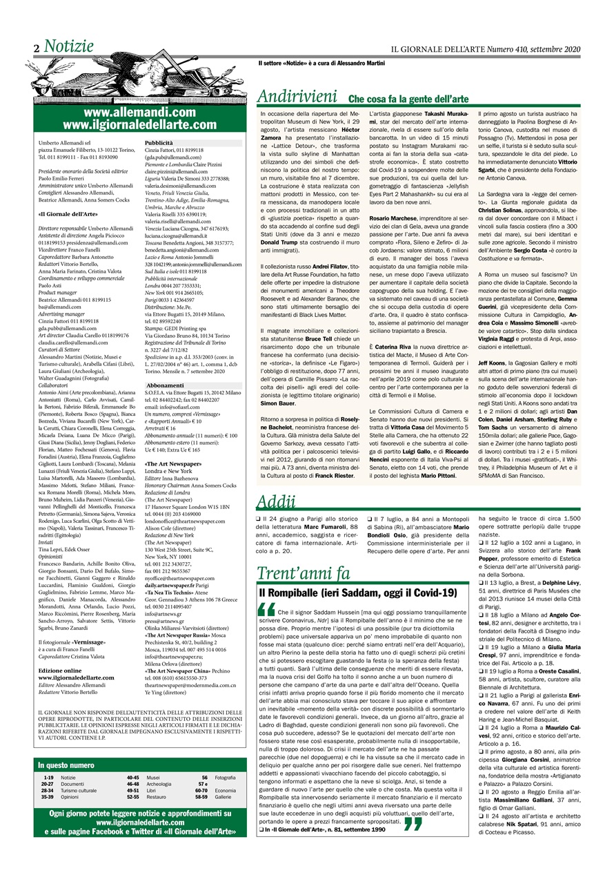 Il Giornale Dell’Arte Preview Pages
