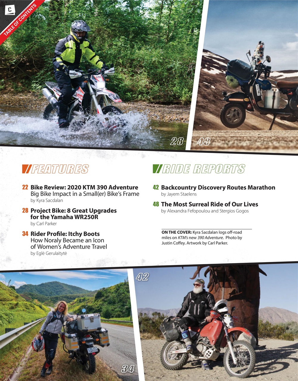 Adventure Motorcycle Preview Pages