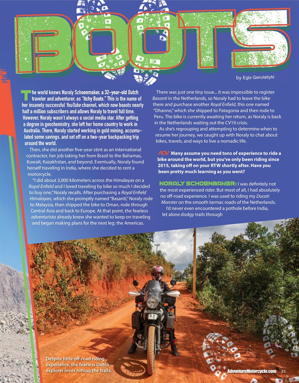 Adventure Motorcycle Preview Pages