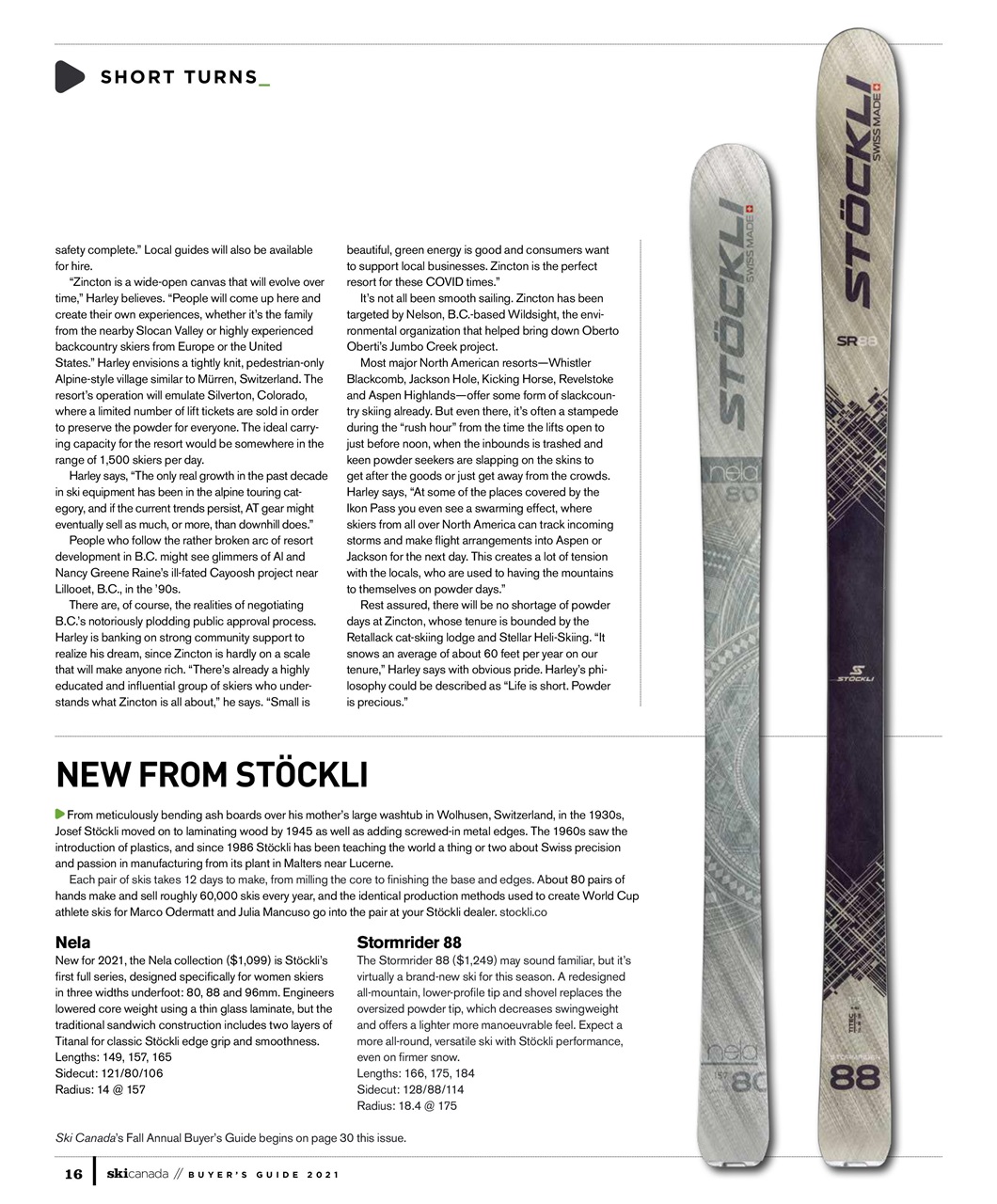 Ski Canada Preview Pages