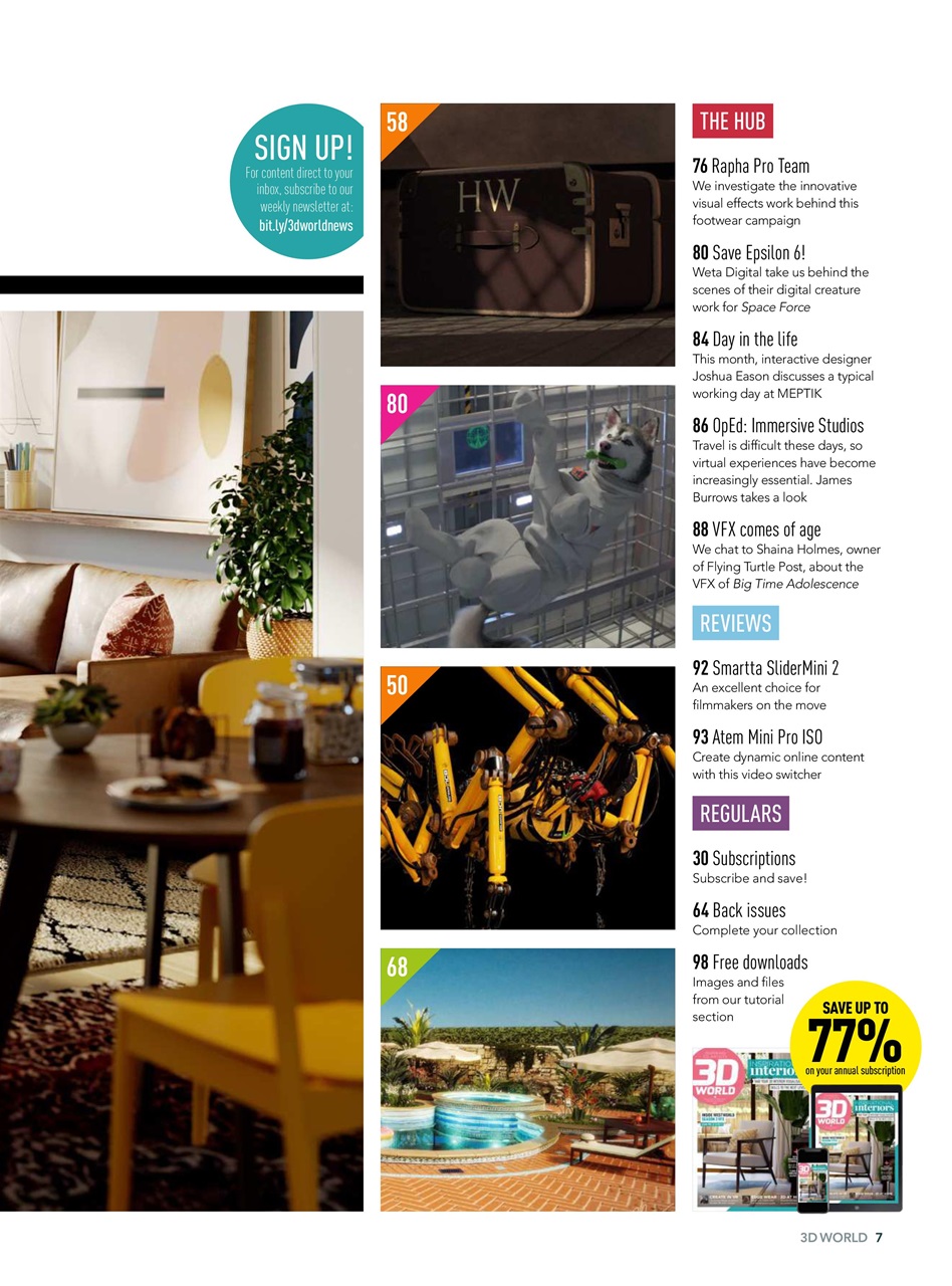 3D World Preview Pages