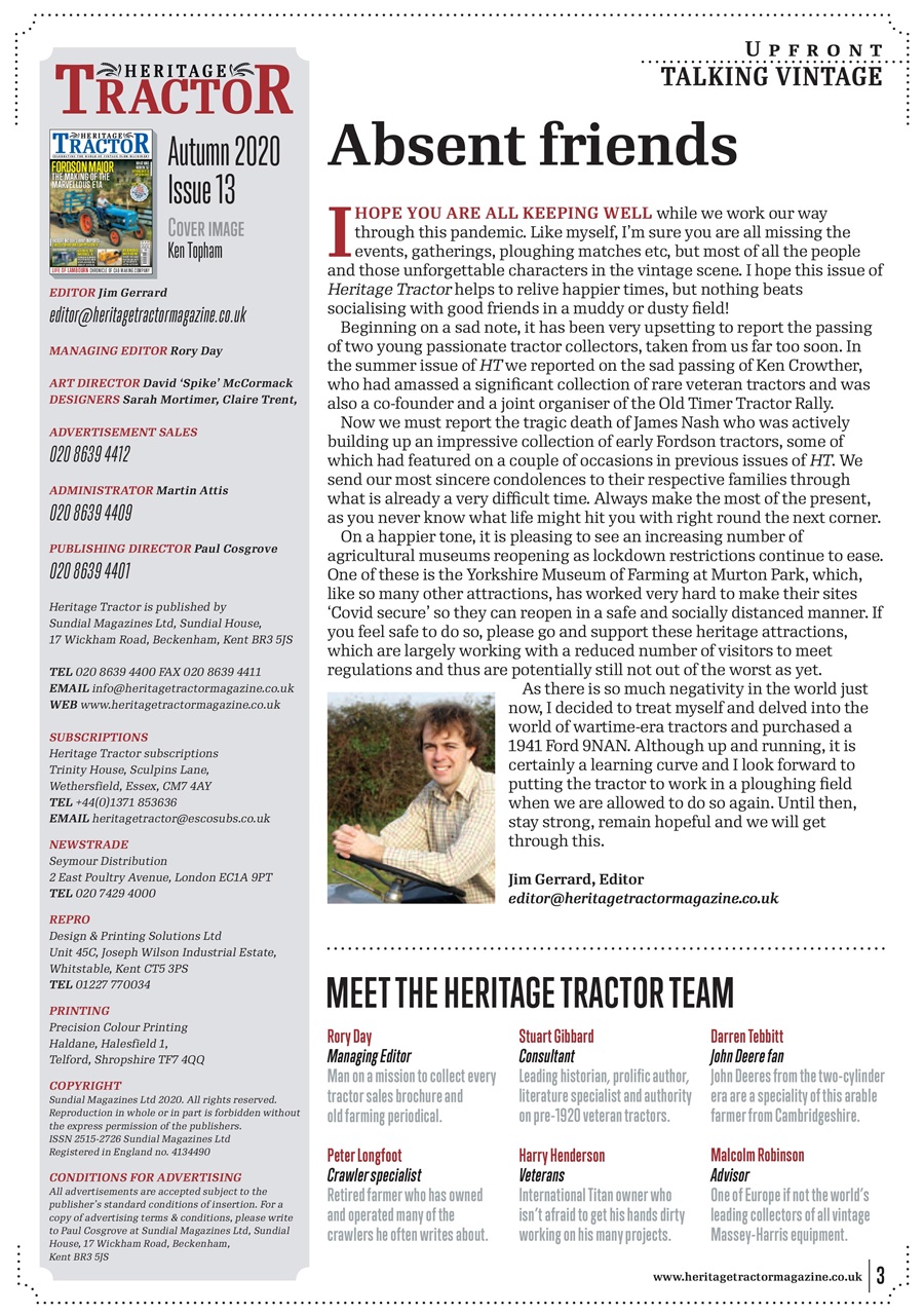 Classic Tractor Preview Pages