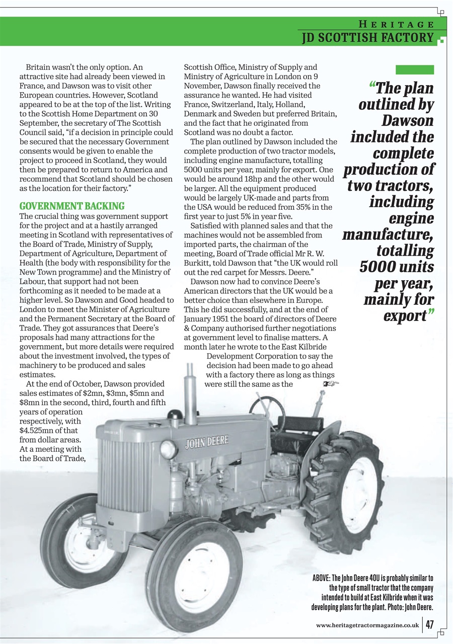 Classic Tractor Preview Pages