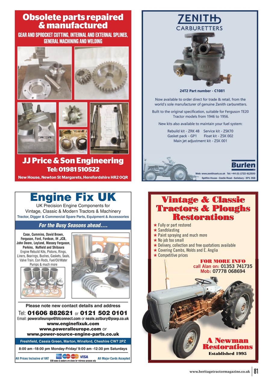 Classic Tractor Preview Pages