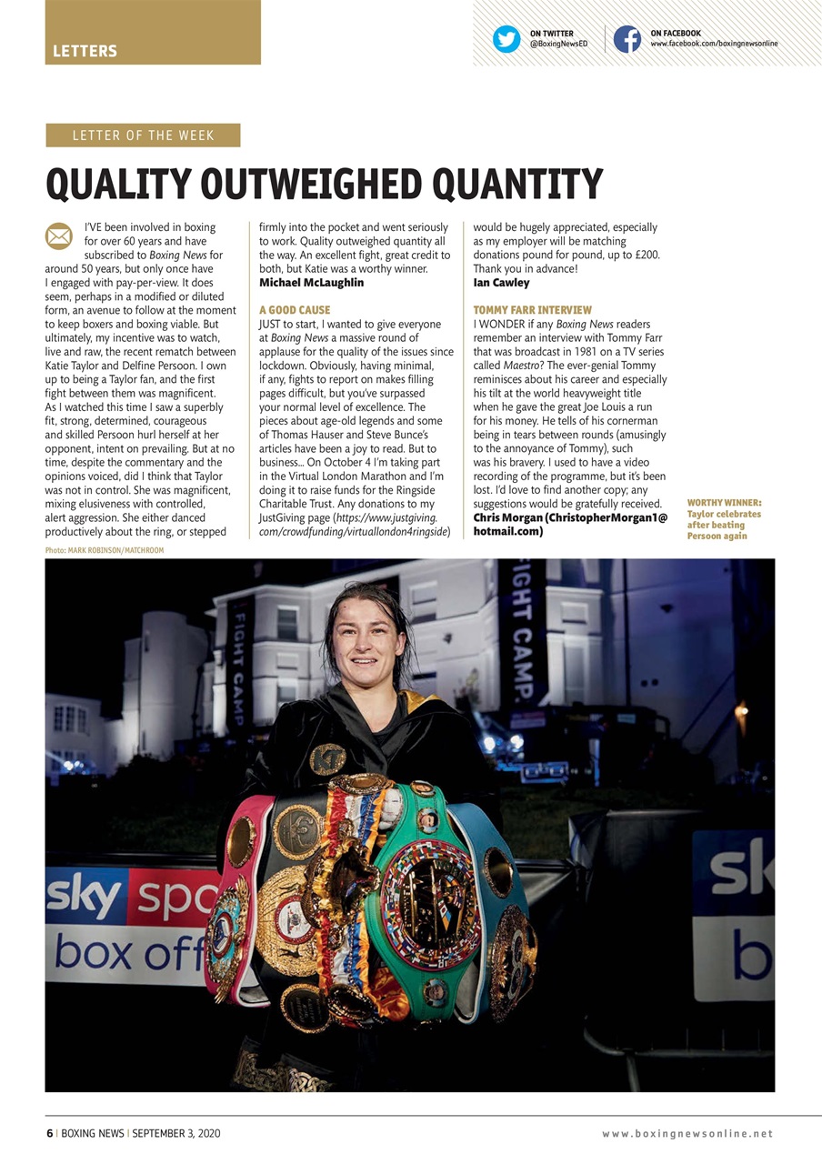 Boxing News Preview Pages