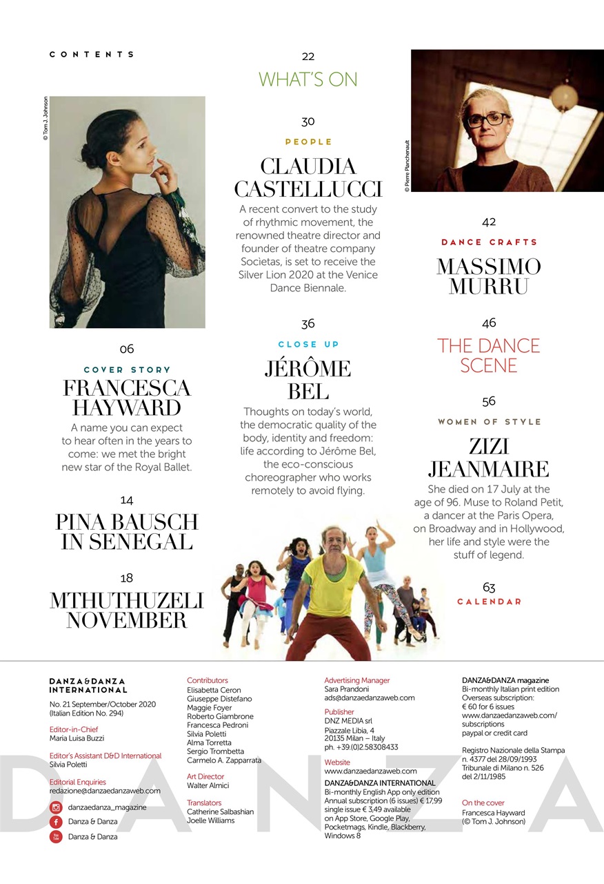 DANZA&DANZA International Preview Pages