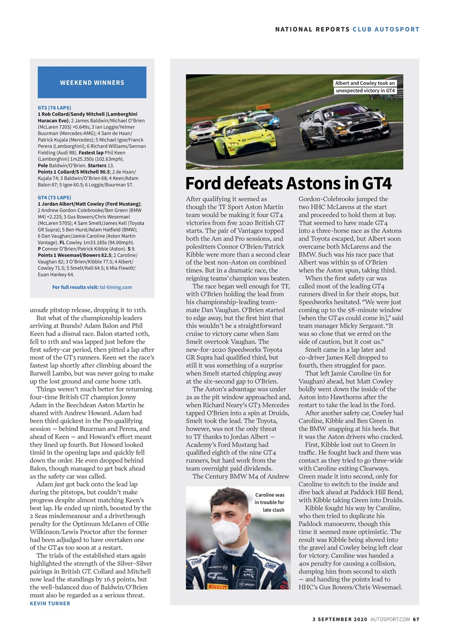 Autosport Preview Pages