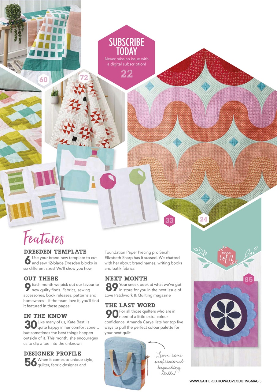 Love Patchwork & Quilting Preview Pages