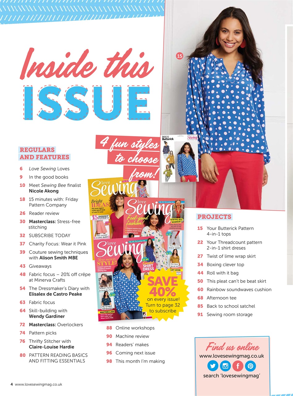Love Sewing Preview Pages