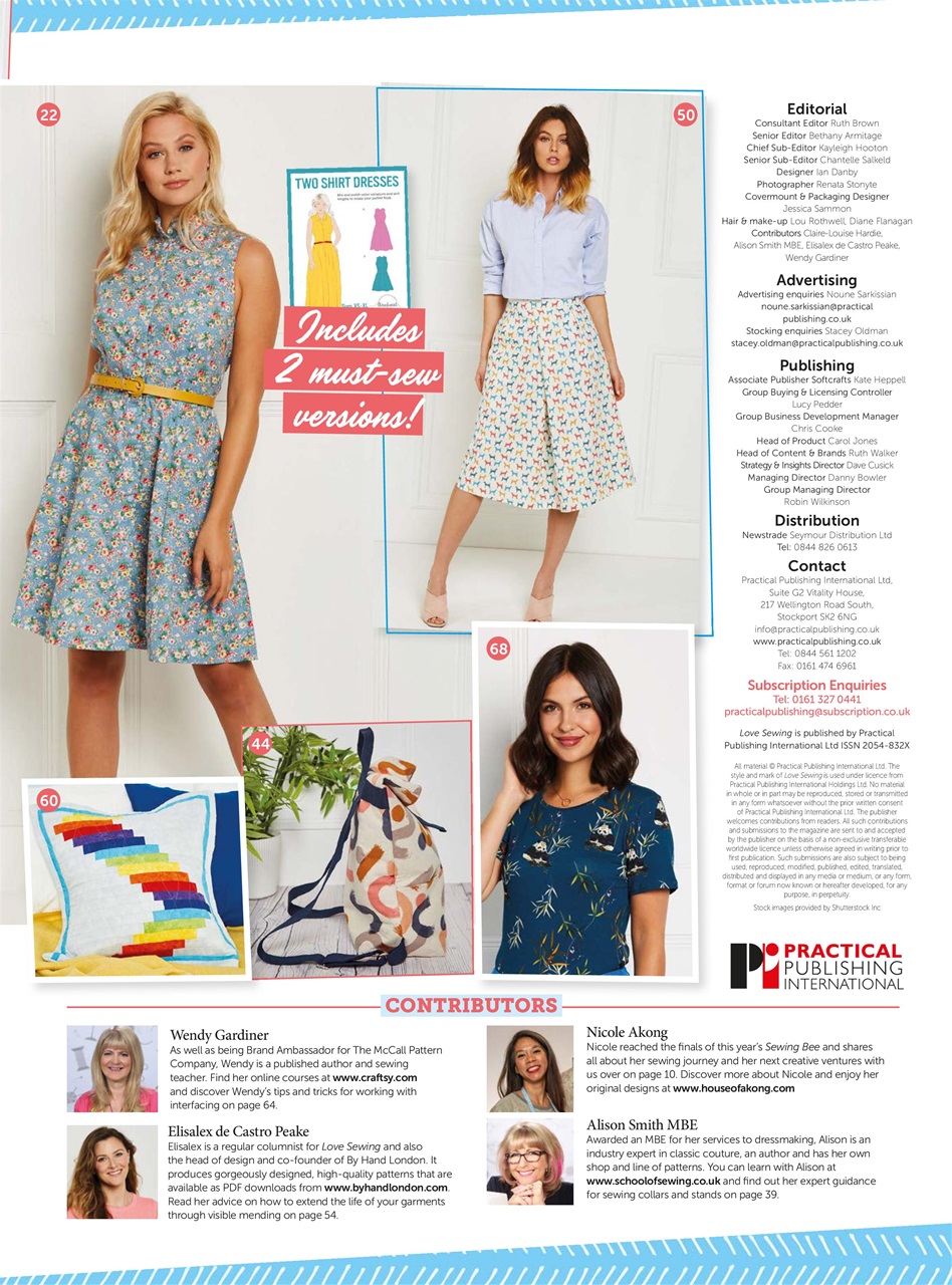 Love Sewing Preview Pages