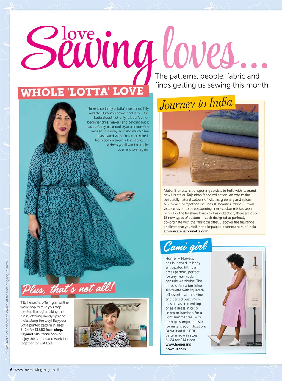 Love Sewing Preview Pages