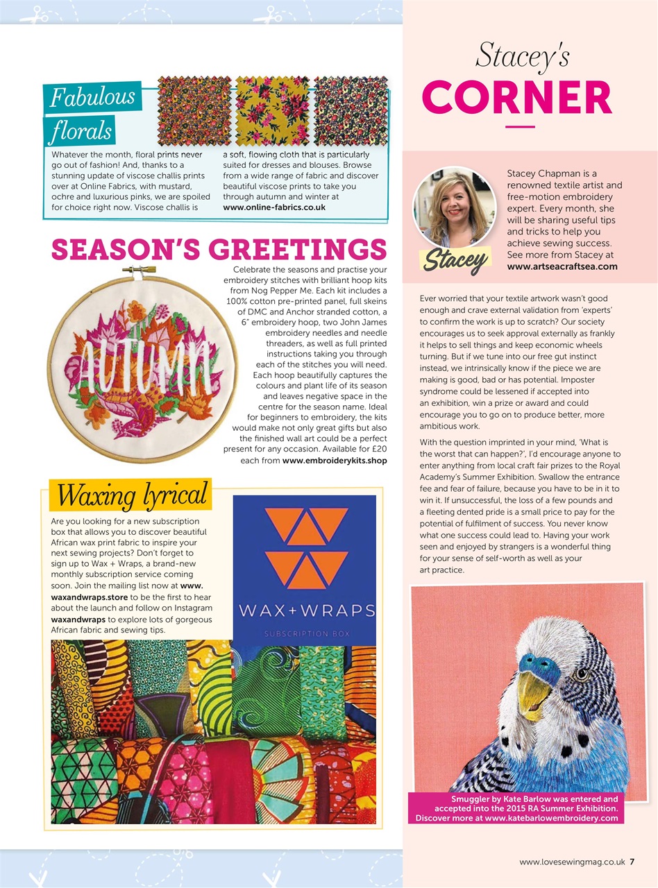 Love Sewing Preview Pages