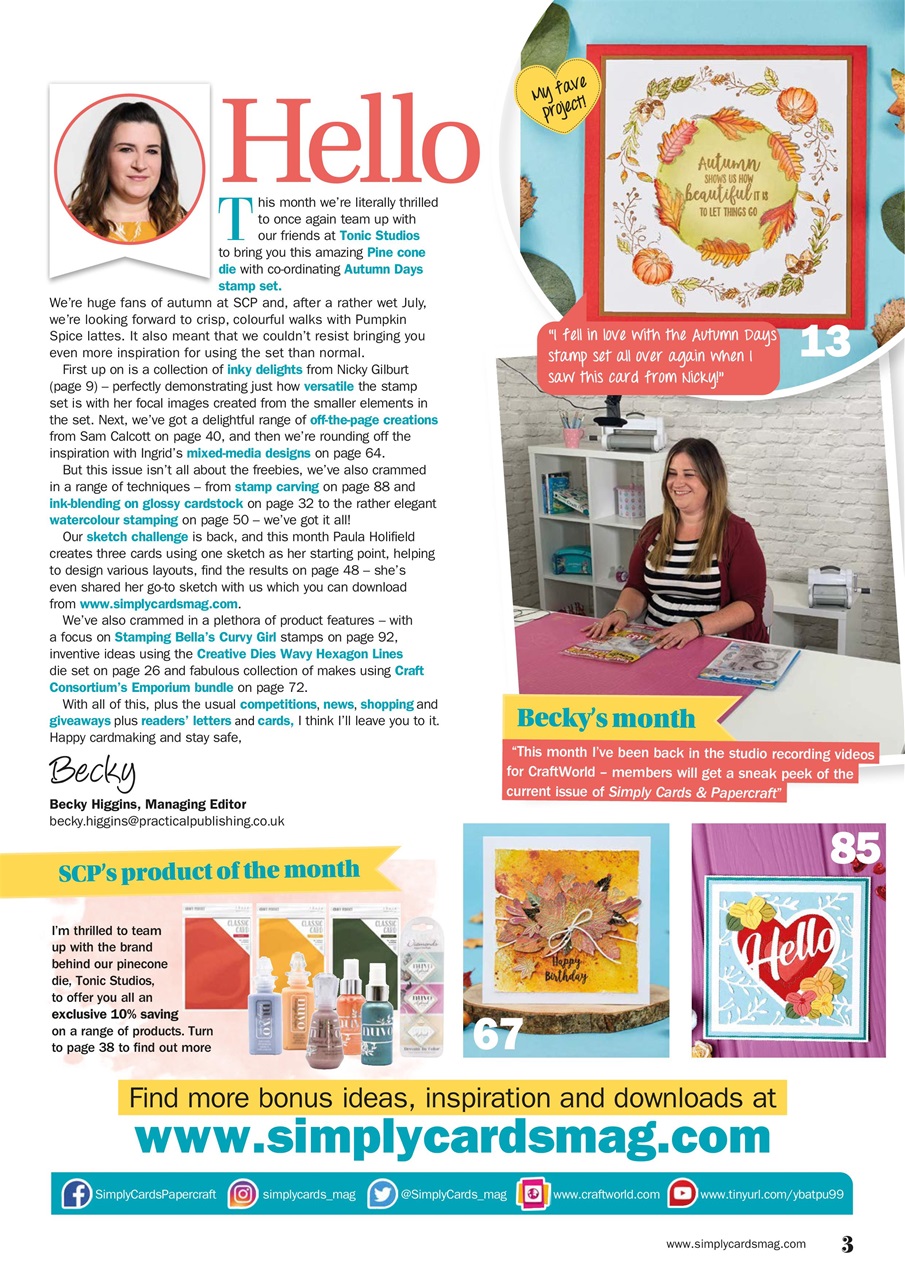 Simply Cards & Papercraft Preview Pages