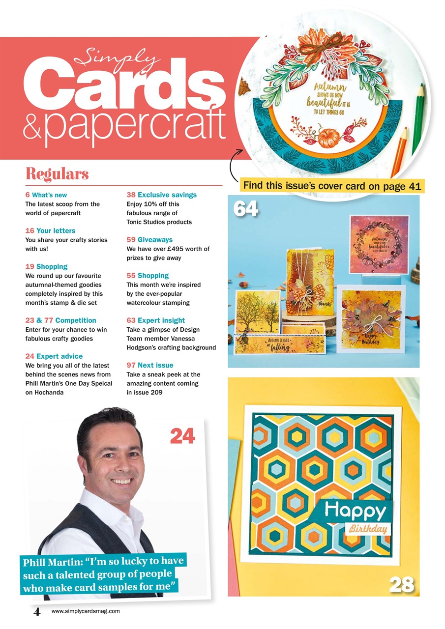 Simply Cards & Papercraft Preview Pages