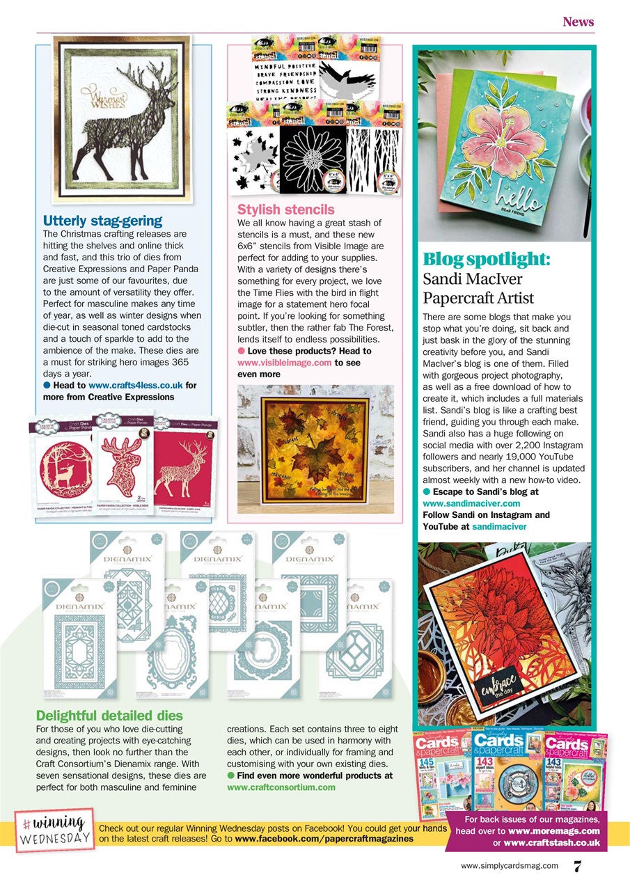 Simply Cards & Papercraft Preview Pages