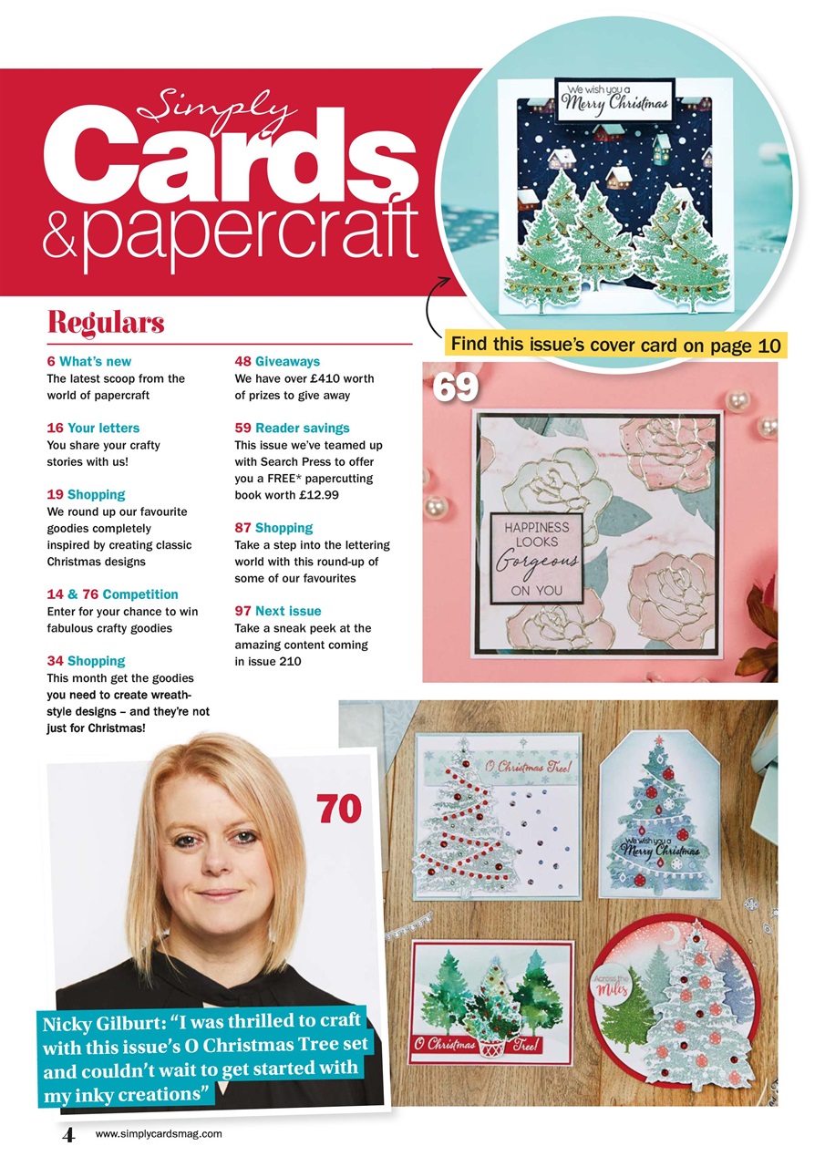 Simply Cards & Papercraft Preview Pages