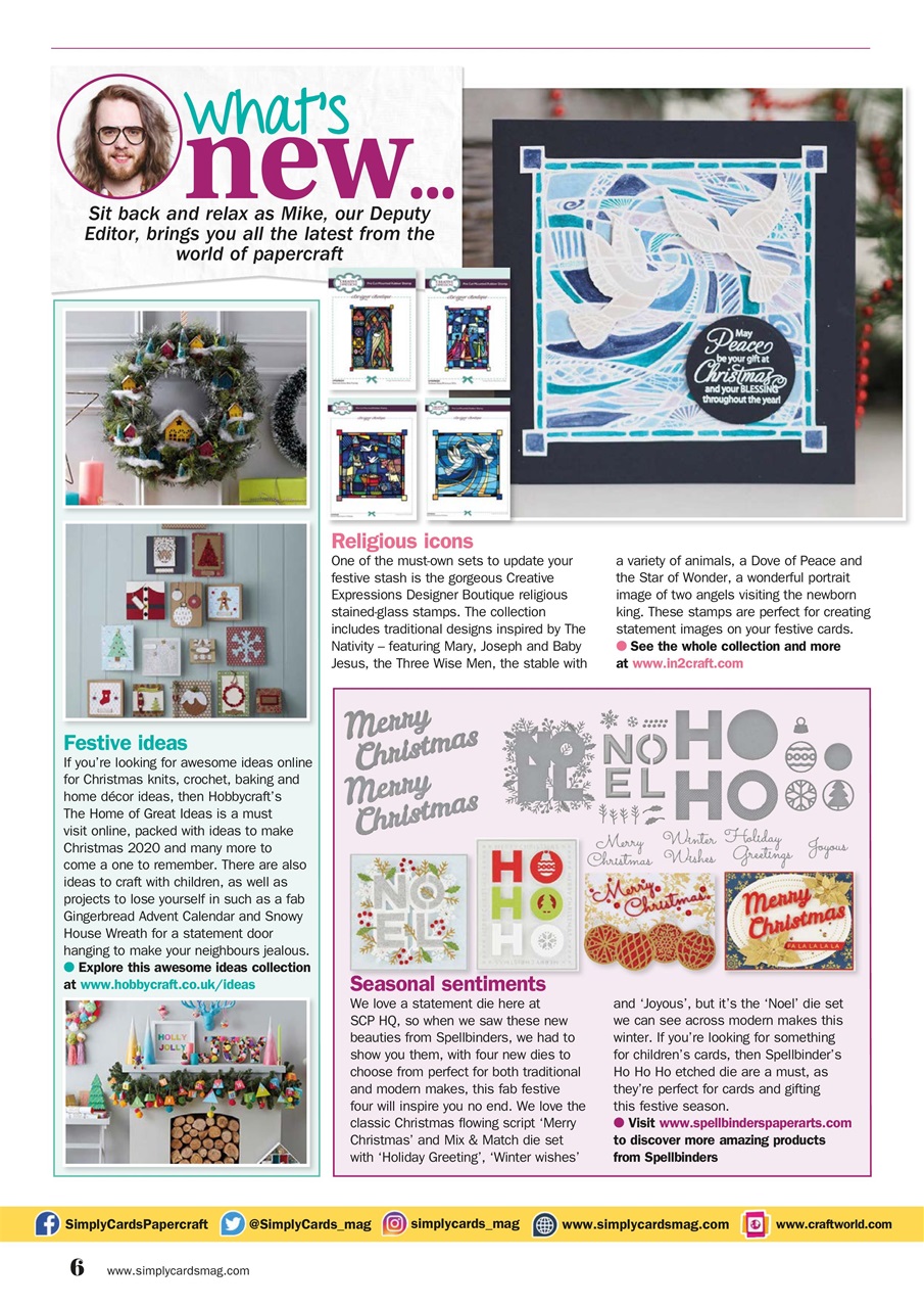 Simply Cards & Papercraft Preview Pages