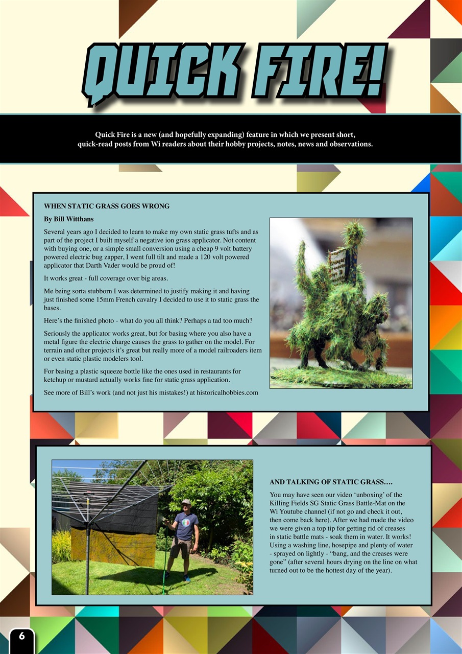 Wargames Illustrated Preview Pages