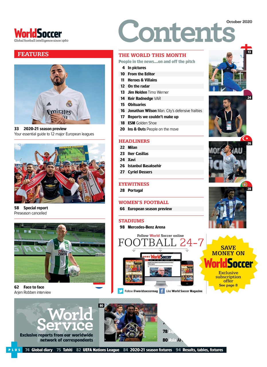 World Soccer Preview Pages