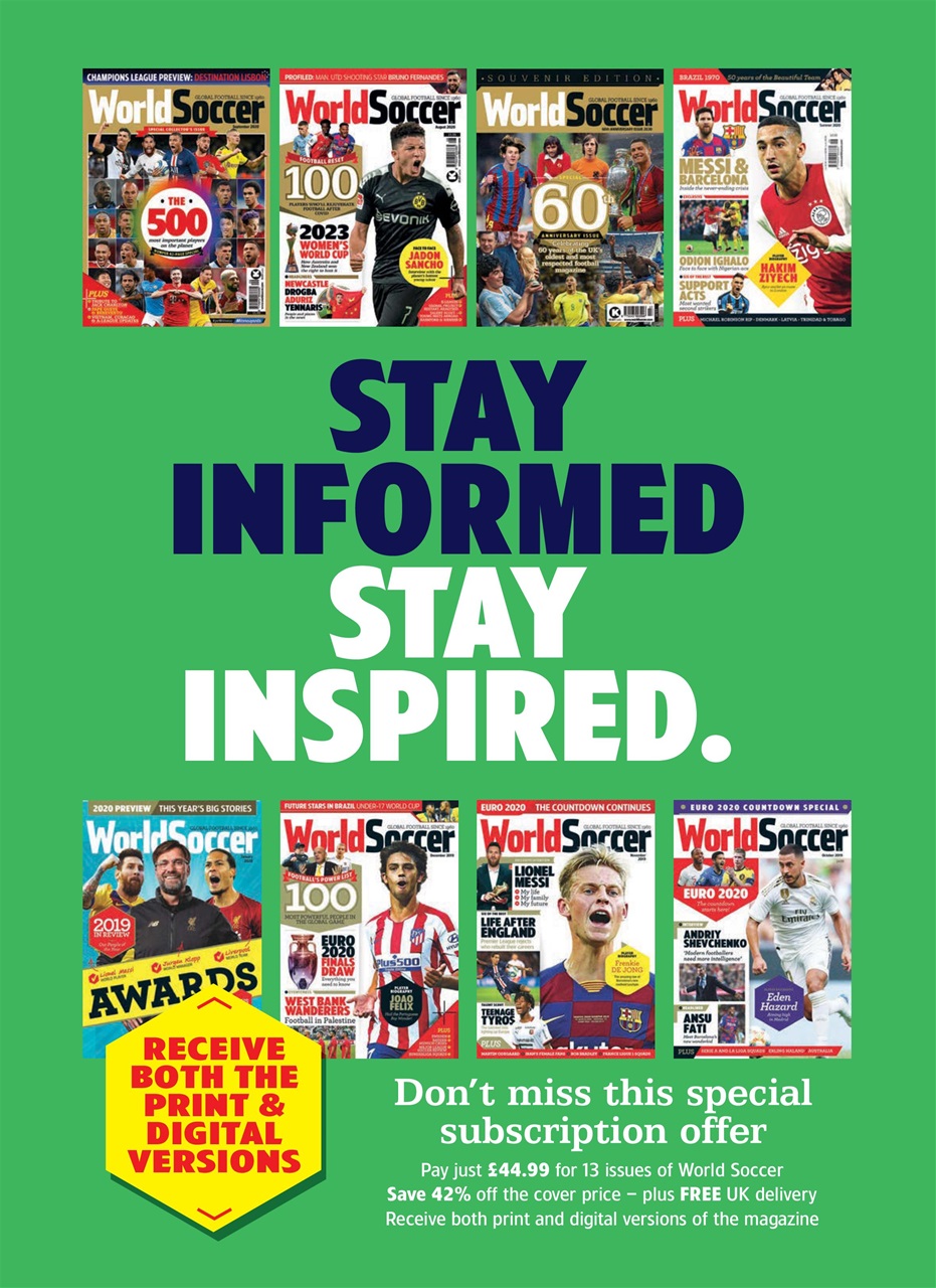 World Soccer Preview Pages