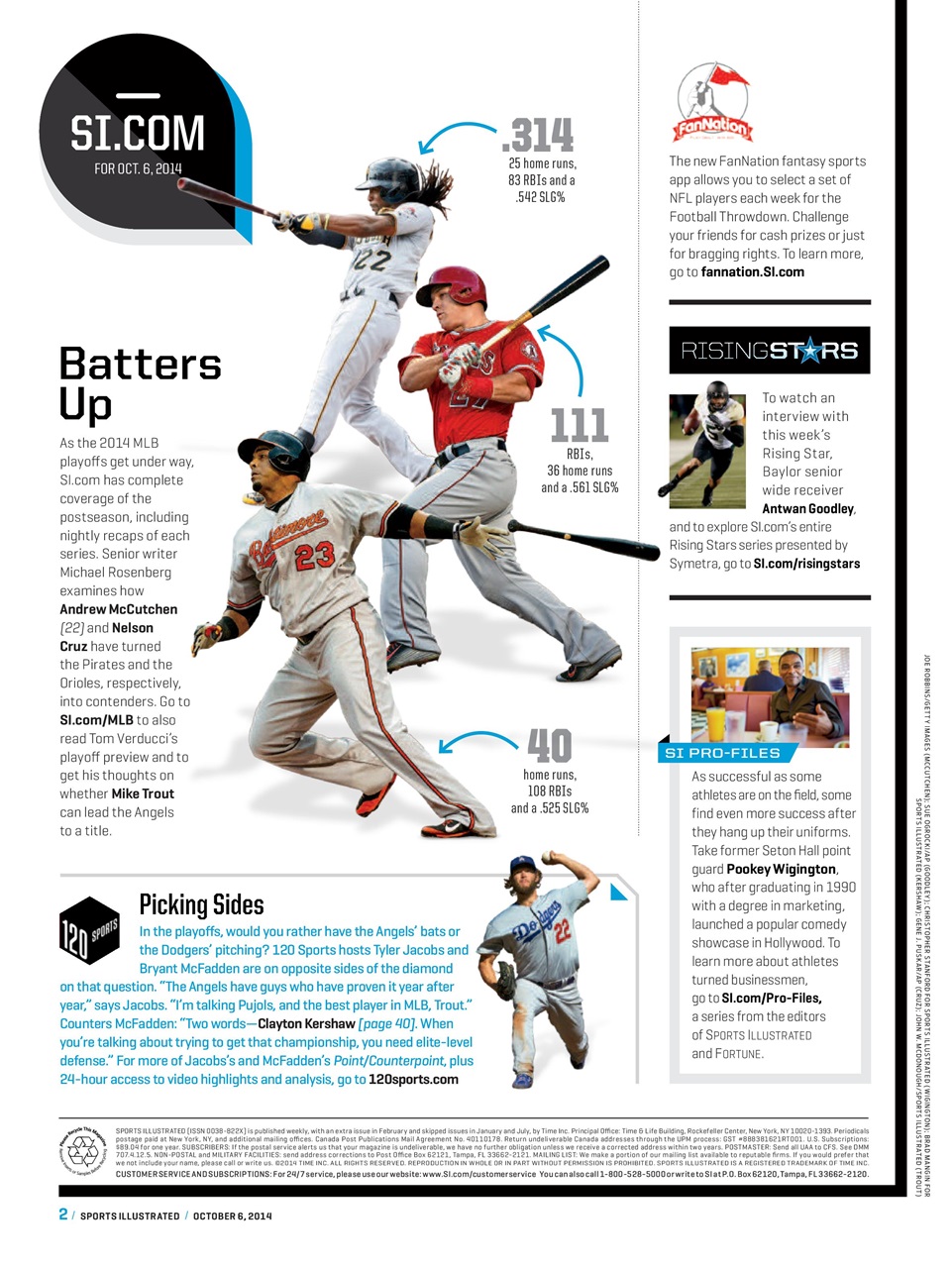 Sports Illustrated Preview Pages
