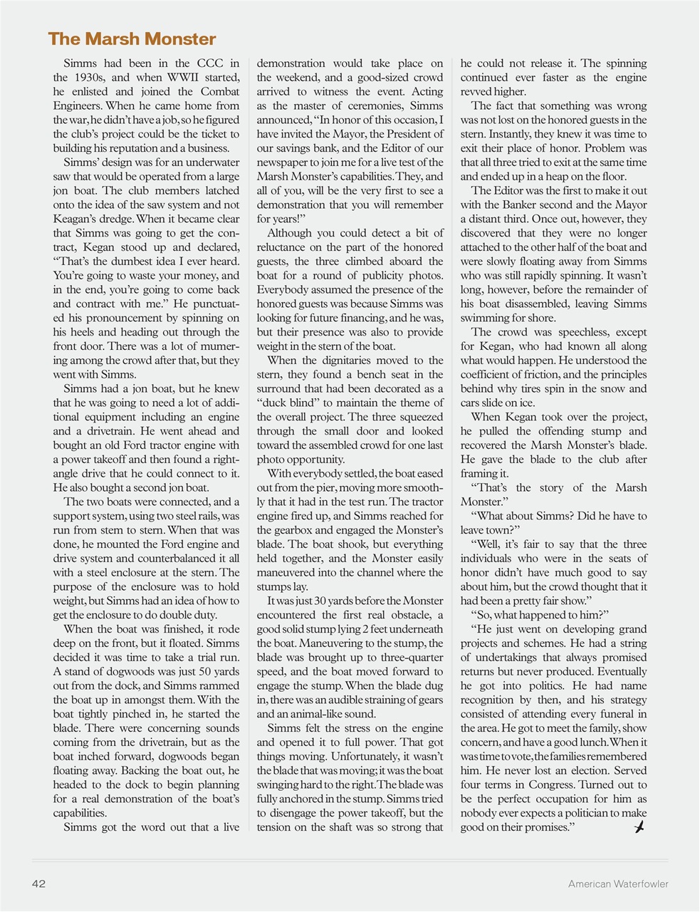 American Waterfowler Preview Pages