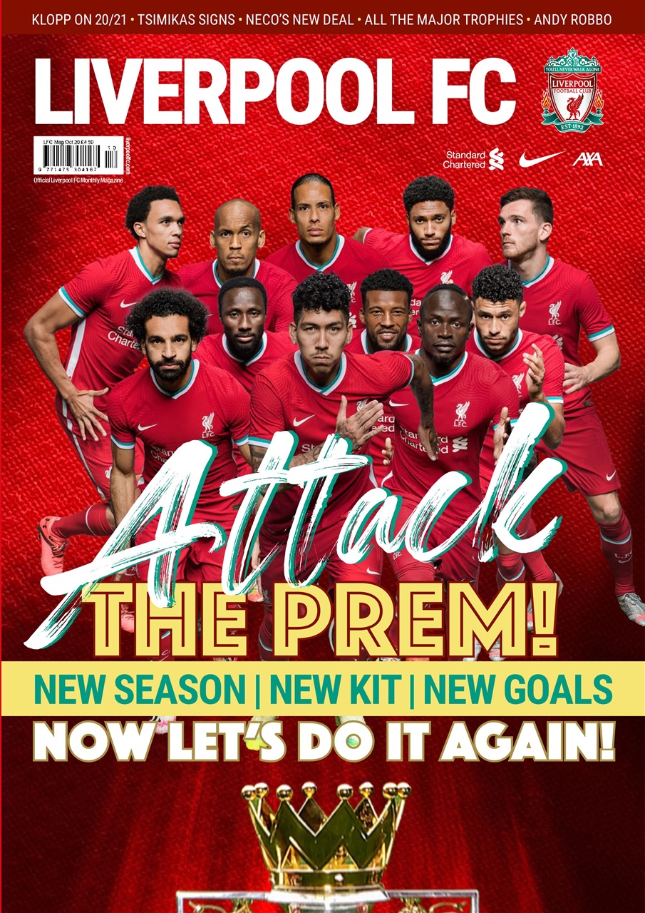 Liverpool FC Magazine Preview Pages