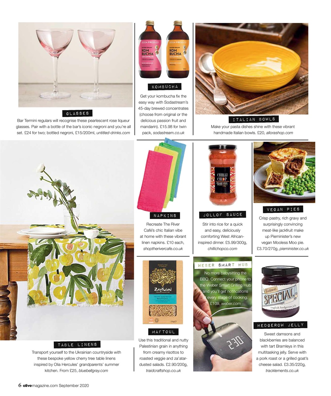 Olive Magazine Preview Pages