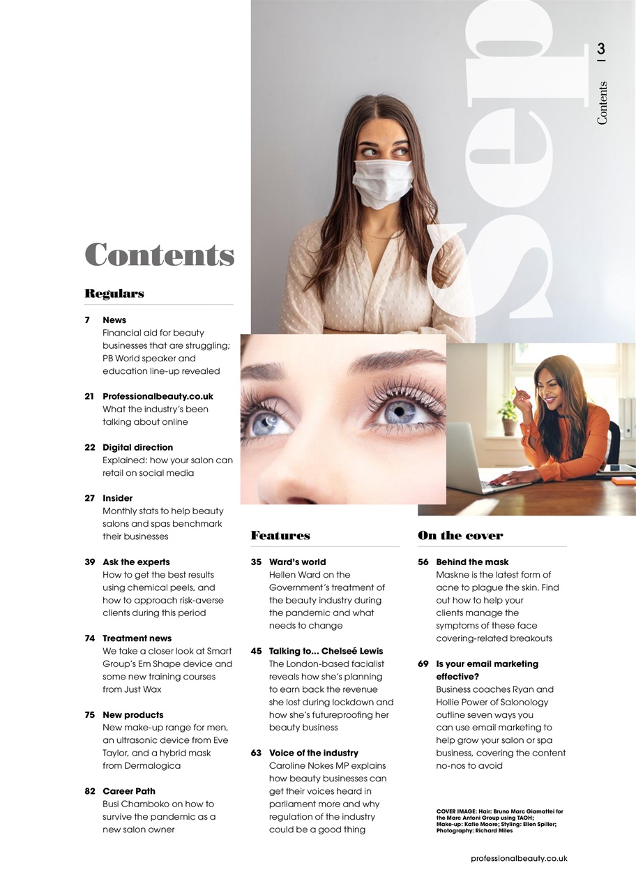 Professional Beauty Preview Pages