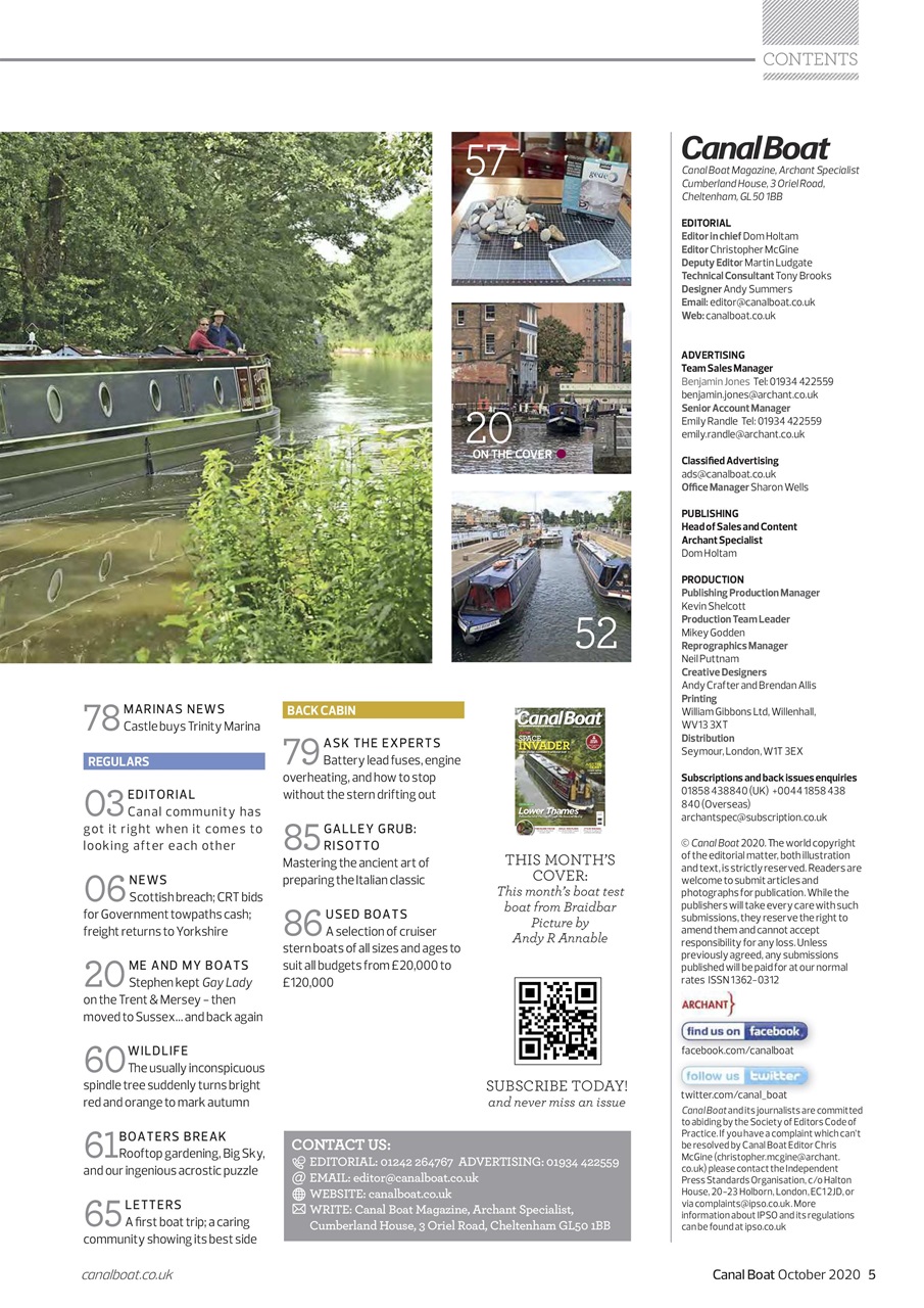 Canal Boat Preview Pages