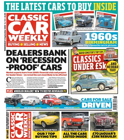 Classic Car Weekly issue 02 September 2020