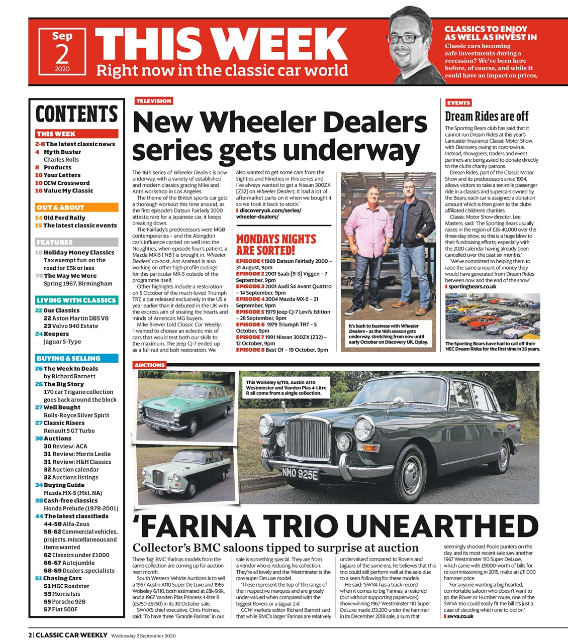Classic Car Weekly Preview Pages