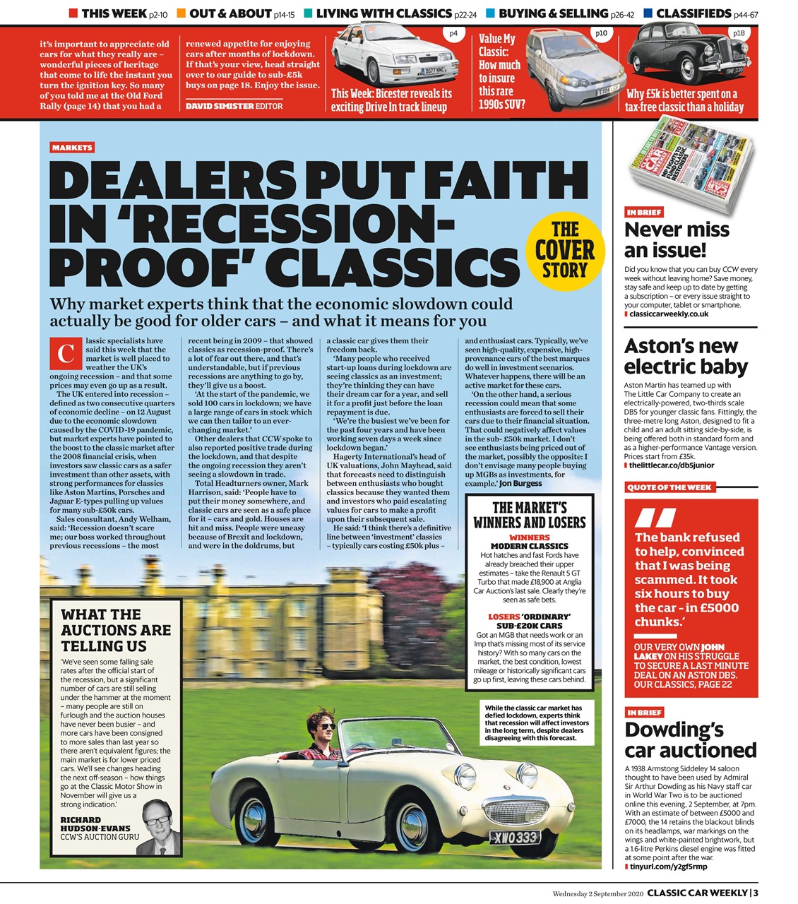 Classic Car Weekly Preview Pages
