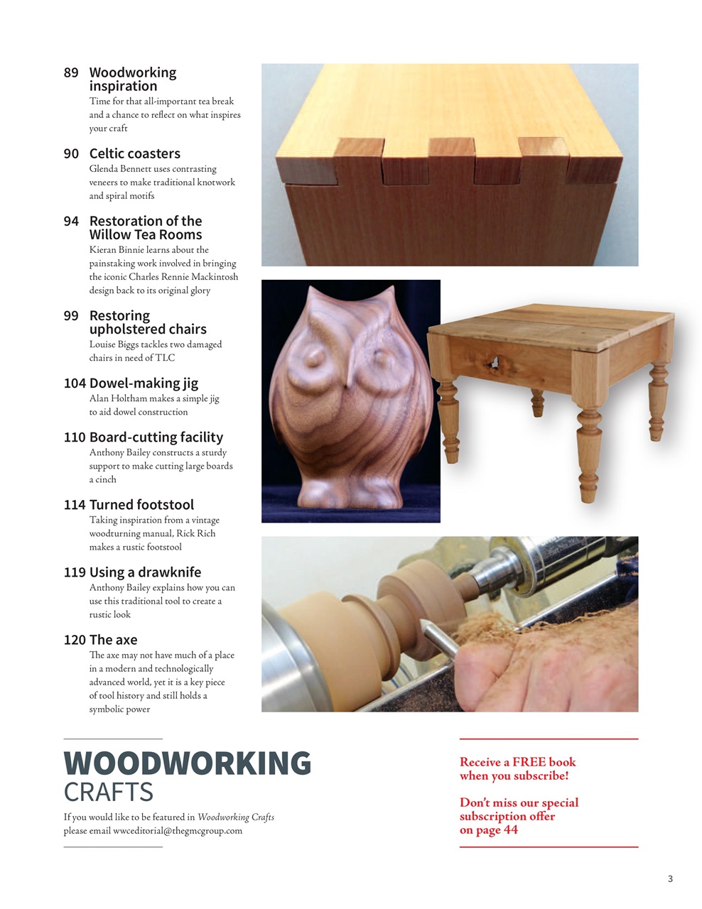 Woodworking Crafts Magazine Preview Pages