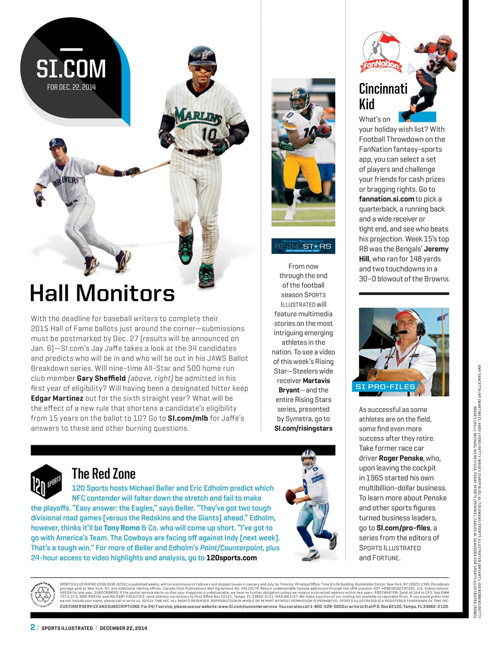 Sports Illustrated Preview Pages