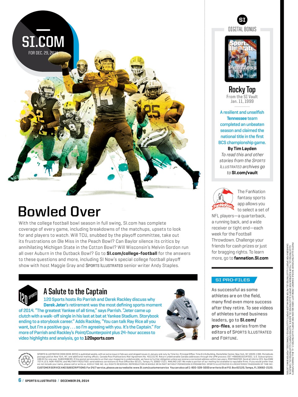 Sports Illustrated Preview Pages