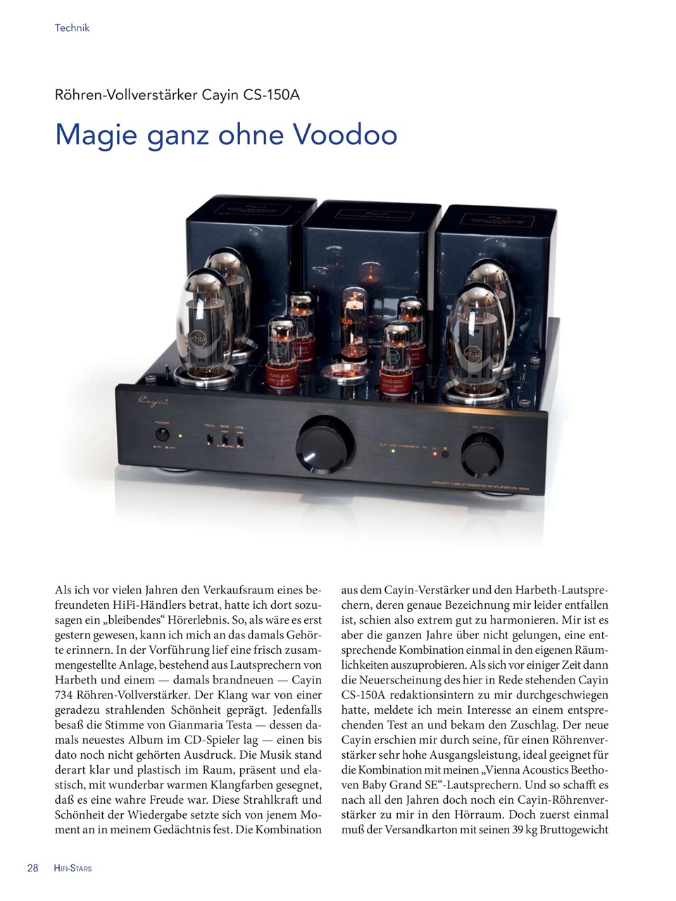 HiFi Stars Magazin Preview Pages